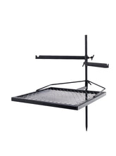 Heavy Duty Adjustable Cooking Grill Combo with Carry Bag 70x60x40cm